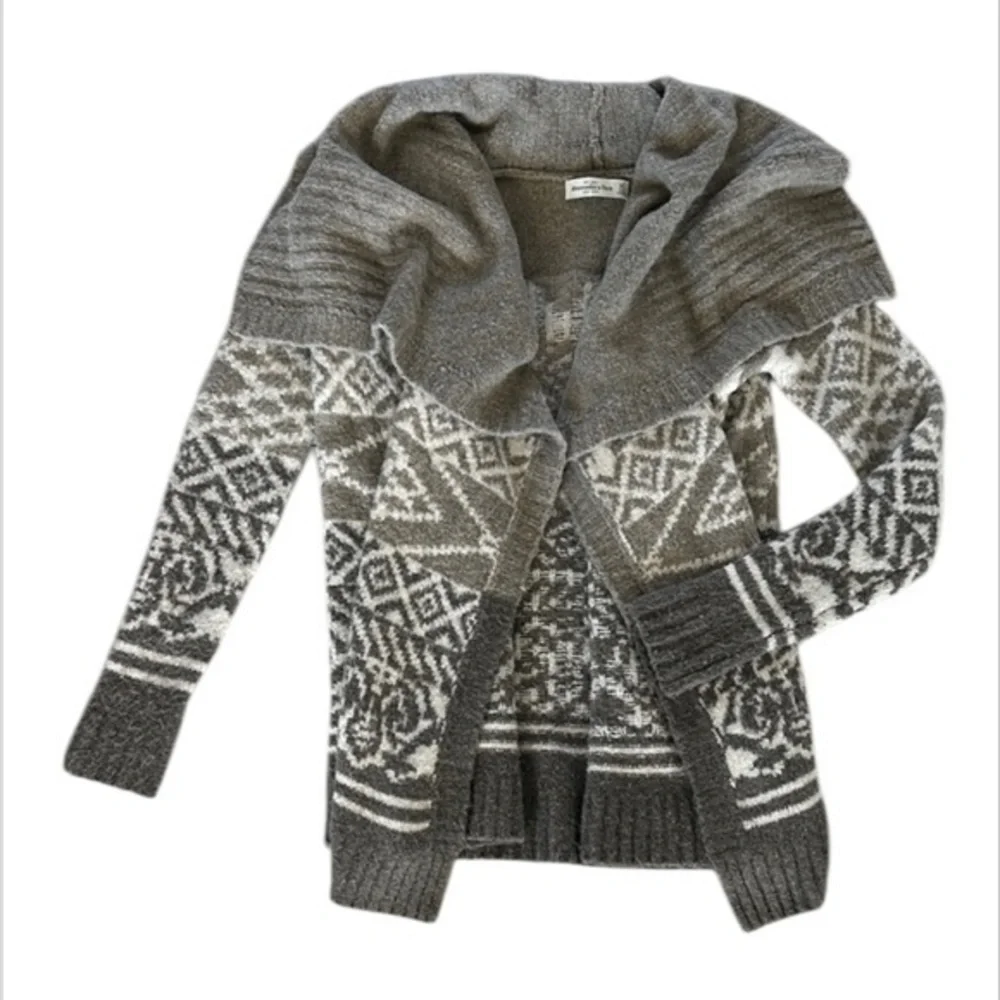 Abercrombie open front knit sweater cardigan size XS
